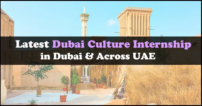 Dubai Culture Internship