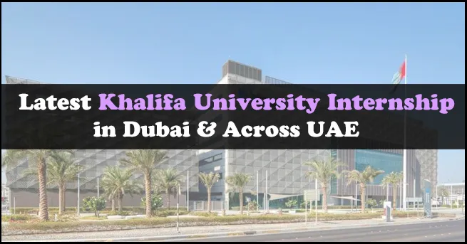 Khalifa University Internship