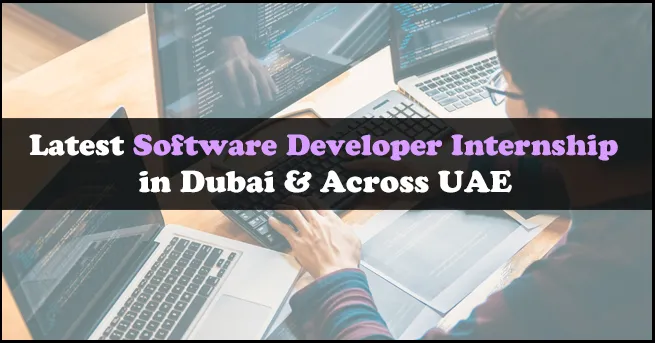 Software Developer Internship in Dubai